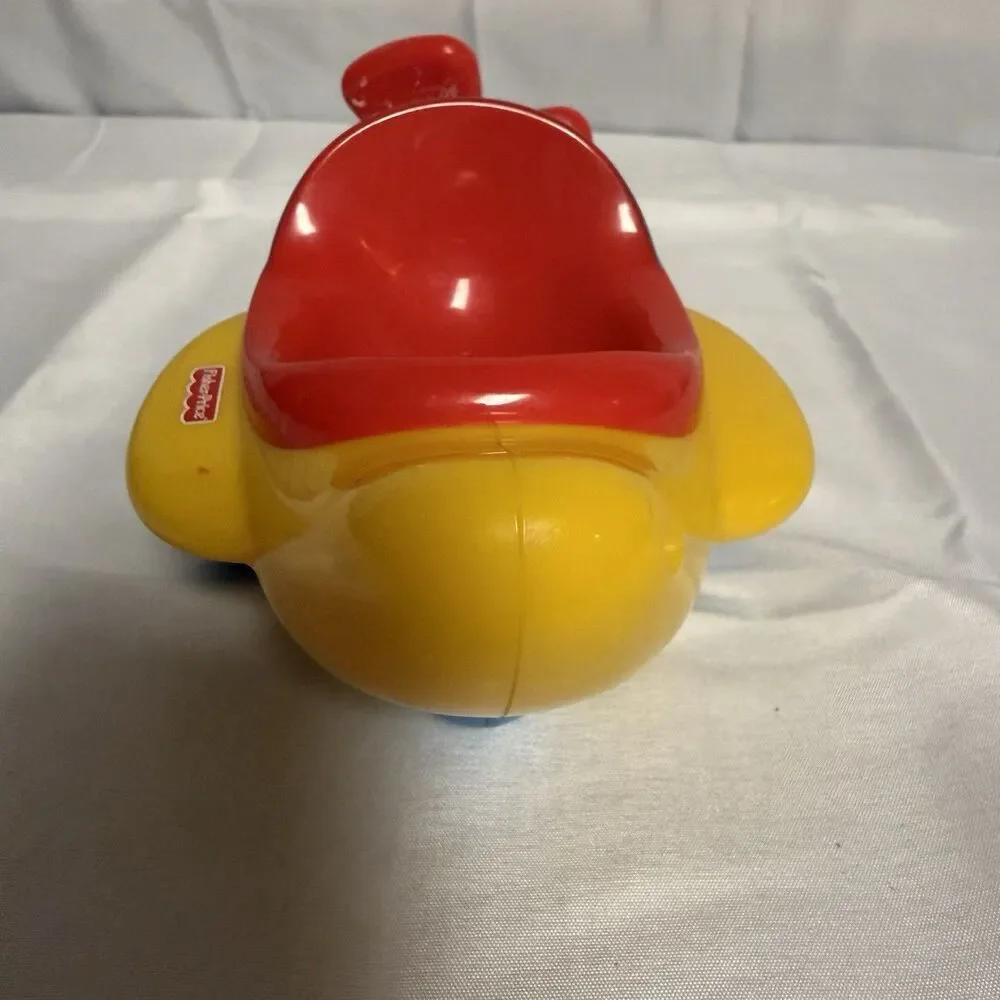 Vintage Fisher Price Roll A Rounds Airplane Sensory Roller Plane Toy Replacement